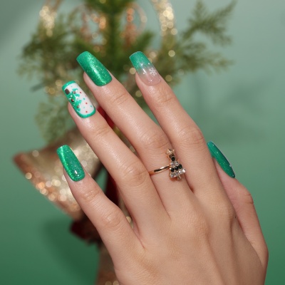 XMAS2408 EMERALD SPARKLE (cateye effect)